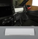 White ABS co-pilot Storage Box Panel Trim Cover For Ford F-150 21-23 Accessories