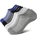 wernies No Show Men Socks, Low Cut Ankle Sock, Men Short Socks Casual Cotton Socks Size 6-10