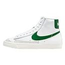 Nike Men's Blazer MID '77 VNTG Basketball Shoe, White Pine Green Sail Black, 6.5 UK, White Pine Green Sail Black, 6.5 UK