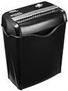 Amazon Basics 5-6 Sheet Cross Cut Paper and Credit Card Shredder with 14.3L Bin for Business & Home Office Use with Reverse Function, Black