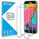 MAYtobe [2 Pack] Tempered Glass For Samsung Galaxy S7 Screen Protector, Bubble Free, Case Friendly, Easy to Install