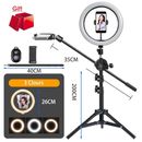 Video Ring Light - Photography Led Round Fill Lighting Camera Photo Studio Stand