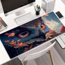 Owl Large Games Mouse Pad Computer Hd Keyboard Pad Mouse Pad Desktop Pad Natural Rubber Non-slip Office Mouse Pad Desktop Accessories