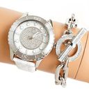 Orologio Michael Kors orologio da donna orologio da polso orologio MK6998 Runway argento nuovo
