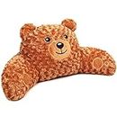 BenBen Reading Pillow, Teddy Bear, Bed Pillow for Sitting up in Bed, Backrest Pillow with Arms, Soft Plush Bed Rest Pillow for Kids, Adults, Teens Back Support
