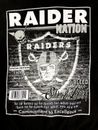 Sudadera con capucha de los Oakland Raiders para adultos grande* Edición de revista Black Raider Nation