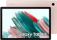 SAMSUNG Galaxy Tab A8 10.5” 32GB Android Tablet, LCD Screen, Kids Content, Smart Switch, Expandable Memory, Long Lasting Battery, Fast Charging, US Version, 2022, Pink Gold