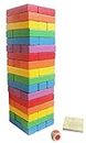 Webby for Adult's Wooden Colorful Building Blocks Educational Game Toy - 54 Pieces