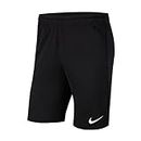 Nike Men's Dri-FIT Park Football Shorts, Black/Black/White, L