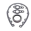 1 set Timing Cover Gasket With Seal And Water Pump Gasket SHLPDFM Compatible with Small Block Chevys 265, 283, 327, 350, 383,400