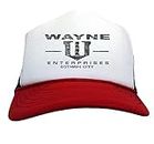 Wayne Enterprises - TV Movie Parody Two Tone Trucker Hat (Red/White/Blue)