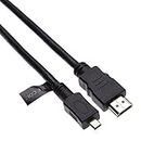 Micro HDMI Cable Compatible with Tesco Hudl/Acer Iconia Tab/Asus Transformer Book/Nikon Coolpix/Sony Cyber-Shot/Olympus/Panasonic - High Speed Micro HDMI to HDMI Lead (2m 6.5ft)