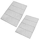 LANEJOY Grill Grates 23 1/4''*15 3/4'' (2 Pack ）, Stainless Steel Barbecue Wire Mesh, Multifunction Cooking Grate for Outdoor Grill