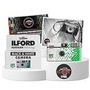 Einweg-Kamera-Set mit Ilford HP5 Schwarz-Weiß-Einmal-Filmkameras mit 27 Belichtungen x 2 und Clikoze Einweg-Fotografie-Tipps-Karte