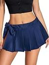 ADOME Womens Schoolgirl Lingerie Roleplay Lingerie Set Sexy Miniskirt