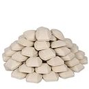 Leship Ceramic Briquettes Replacement for Turbo, Nexgrill Gas Grills, Gas Grill Briquettes Replacement for Lava Rocks, 50-Piece, 2 x 2 inches
