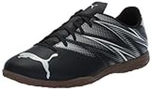 PUMA Men's Attacanto Indoor Trainer Sneaker, Puma Black-Silver Mist, 9.5
