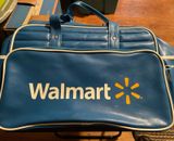 Bolso de cuero para computadora portátil/mensajero Walmart usado por entrenadores @ Walmart corporativo ¡raro!¡!