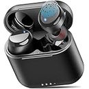 TOZO T6 Wireless Earbuds Bluetooth 5.3 Headphones, Ergonomic Design in-Ear Headset, 50Hrs Playtime with Wireless Charging Case, APP EQ Customisable, IPX8 Waterproof, New Upgraded Version, Black