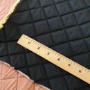 QUILTED DIAMOND BLACK FABRIC Waterproof Clothing Bag Car  Padding Pet Protector
