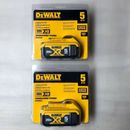 2PACKS New DeWalt 18v 20v XR Max 5.0ah Battery DCB184 Li-Ion Battery
