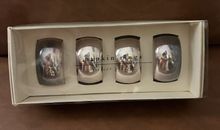 Pier 1 Imports Silver Plated Metal Napkin Rings Oval Shape Set Of 4 Classic NEW