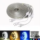 220V LED Strip Light Waterproof RGB Strip Led Ribbon 5050 Led Tape 220 Flexible Led Strip 220 v
