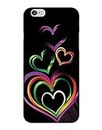 Next Door Enterprises The Ring of Hearts Printed Back Cover Case for Apple iPhone 6s (Poly Carbonate | Multi-Coloured)