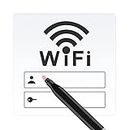Segno di password Wi-Fi - Scheda password Wi-Fi - Conveniente e resistente alla caduta, cartello Wifi Board per famiglia, punto panoramico, sala da pranzo, bagno pubblico, caffetteria Rianpesn