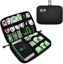 Travel Cable Organizer Bag Electronic Accessories USB Drive Storage Case Charger