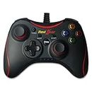 Redgear Pro Series Wired Gamepad with Integrated Force Feedback, Illuminated ABXY Keys, Ergonomically Design, 1.8m USB Cable for PC