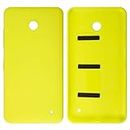 Housing Back Cover Battery Cover Replacement Repair Parts Compatible with Nokia 630 Lumia Dual Sim, 635 Lumia, (Yellow, with Side Button)