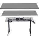 Tischelement MCA FURNITURE "Gestell" Tische Gr. H/T: 73 cm x 40 cm, schwarz (schwarz, schwarz) Schreibtisch-Zubehör Zubehör für Büroschränke, Bürostühle Schreibtische Tisch
