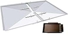 Quickflame Replacement Grease Tray (20-24 inches Width) for 3-4 Burner Gas Grill Models from Nexgrill, Charbroil, Home Depot, Kenmore and Others
