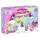 Advent Calendar 2023-24 Days of Unicorn Fidget Toys Bulk-Sensory Toys Surprise for Toddler Kids Girls Boys Ages 3 4 5 6 7 8 9 10 Year Old