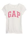 GAP Girls' Heritage Logo T-Shirt, New Off White, X-Large