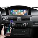 Road Top 8.8 Inch Car Touchscreen Wireless CarPlay Android Auto for BMW 3 Series 5 Series E90/E91/E92/E93/E60/E61 2008-2013 Year with CIC System, Car Stereo Multimedia Radio Receiver