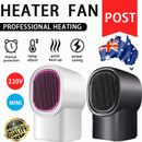 Portable Electric Mini Desktop Heater 220V Fast Heating Heat Fan Home Winter
