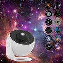 12in1 LED Galaxy Projector Night Light Starry Sky 360° Rotate Planetarium Lamps