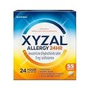 Xyzal Allergy Pills, 24-Hour Allergy Relief, 55-Count, Original Prescription Strength
