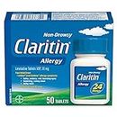 Claritin Allergy Medicine, 24-Hour Non-Drowsy Relief 10 mg, 50 Tablets