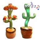 Electronic Dancing Cactus Singing Dancing Gift for Kids Funny Education Toys