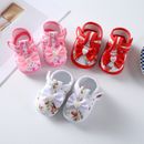 Infant Baby Girls Sandals Anti-Slip Princess Shoes First Walking Shoes Summer UK