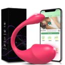 Wireless APP Remote Control Bullet Egg Vibrator G-Spot Dildo Sex Toys For Women