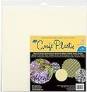 Grafix Craft Plastic Sheets 12"X12" 25/Pkg-Opaque White .010, Multi