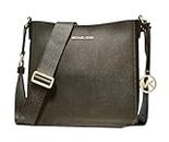 Michael Kors Small Leather Crossbody Bag, Black