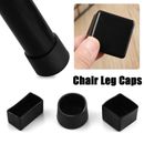 Floor Protectors Chair Leg Caps Furniture Feet Silicone Pads Non-Slip Covers