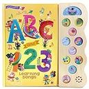 ABC & 123 Learning Songs 10 Button Song Book (Early Bird Song Books)