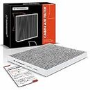 A-Premium Cabin Air Filter with Activated Carbon Compatible with Cadillac CTS 2003-2015, SRX 2004-2009, STS 2005-2011, Replace# 25740404, 19130403