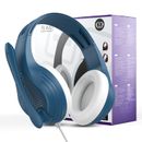 Adjustable wired Headphone 3.5 Gaming Headsets with Mic For PC computer laptop